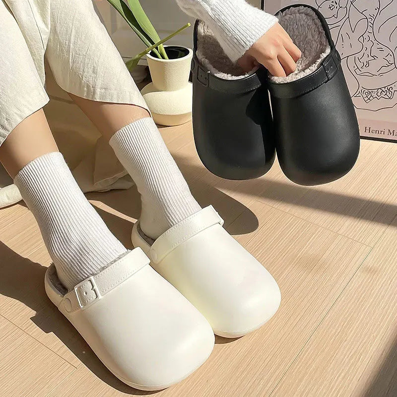 Fuzzy clogs