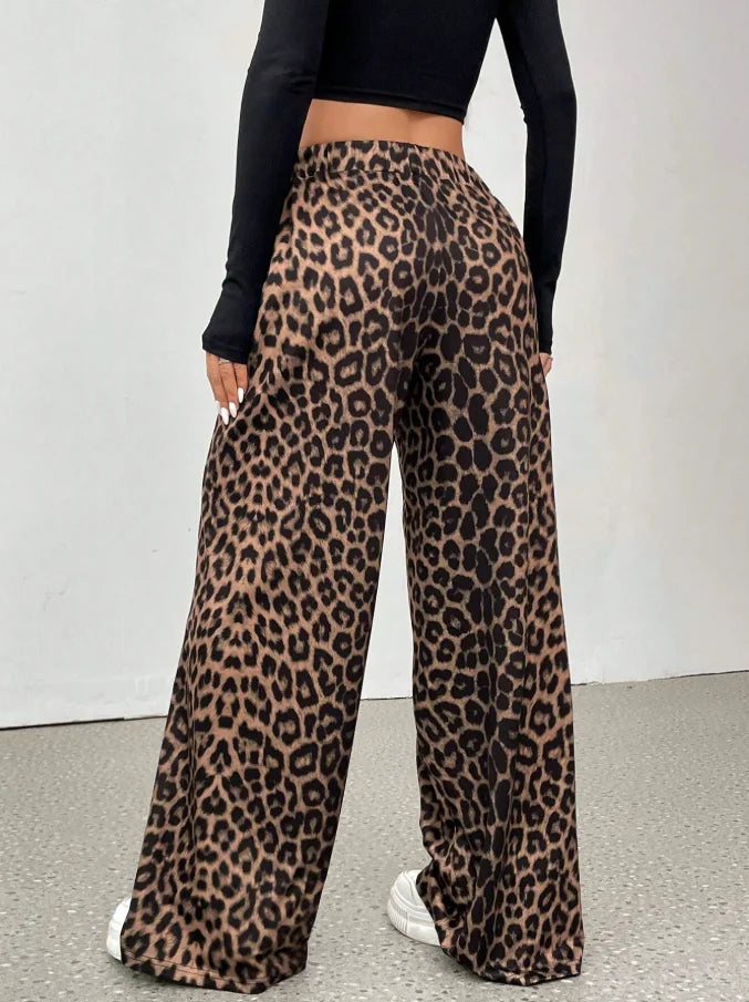 Leopard print pants